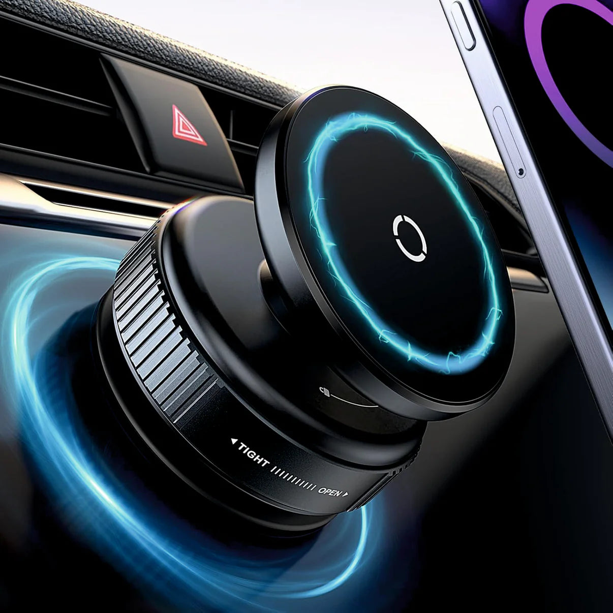 360° Magnetic Suction Cup Phone Holder